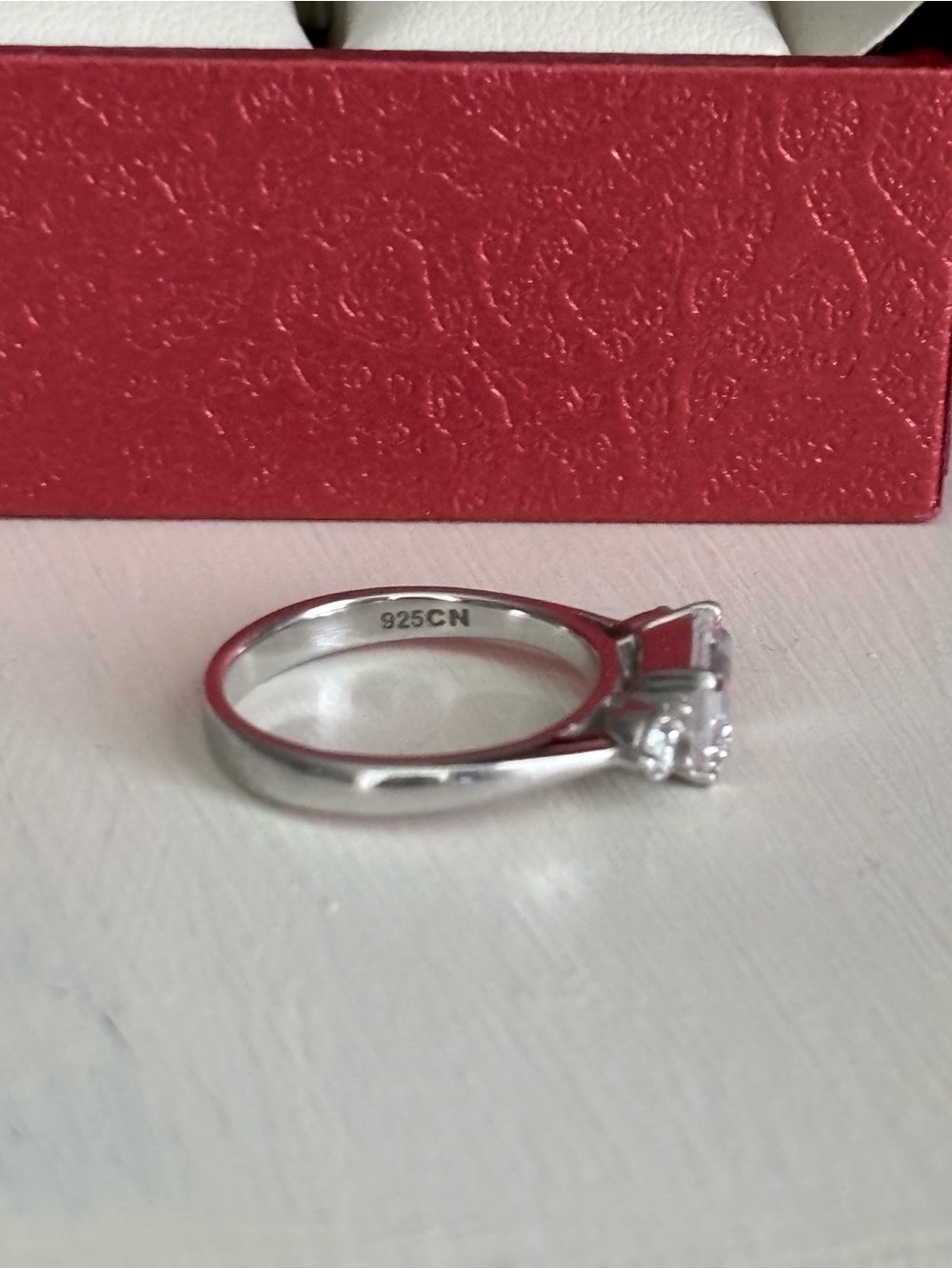 Vintage Berricle 925 Sterling Silver CZ Rings Lot Set Of 3 - Picture 4 of 7